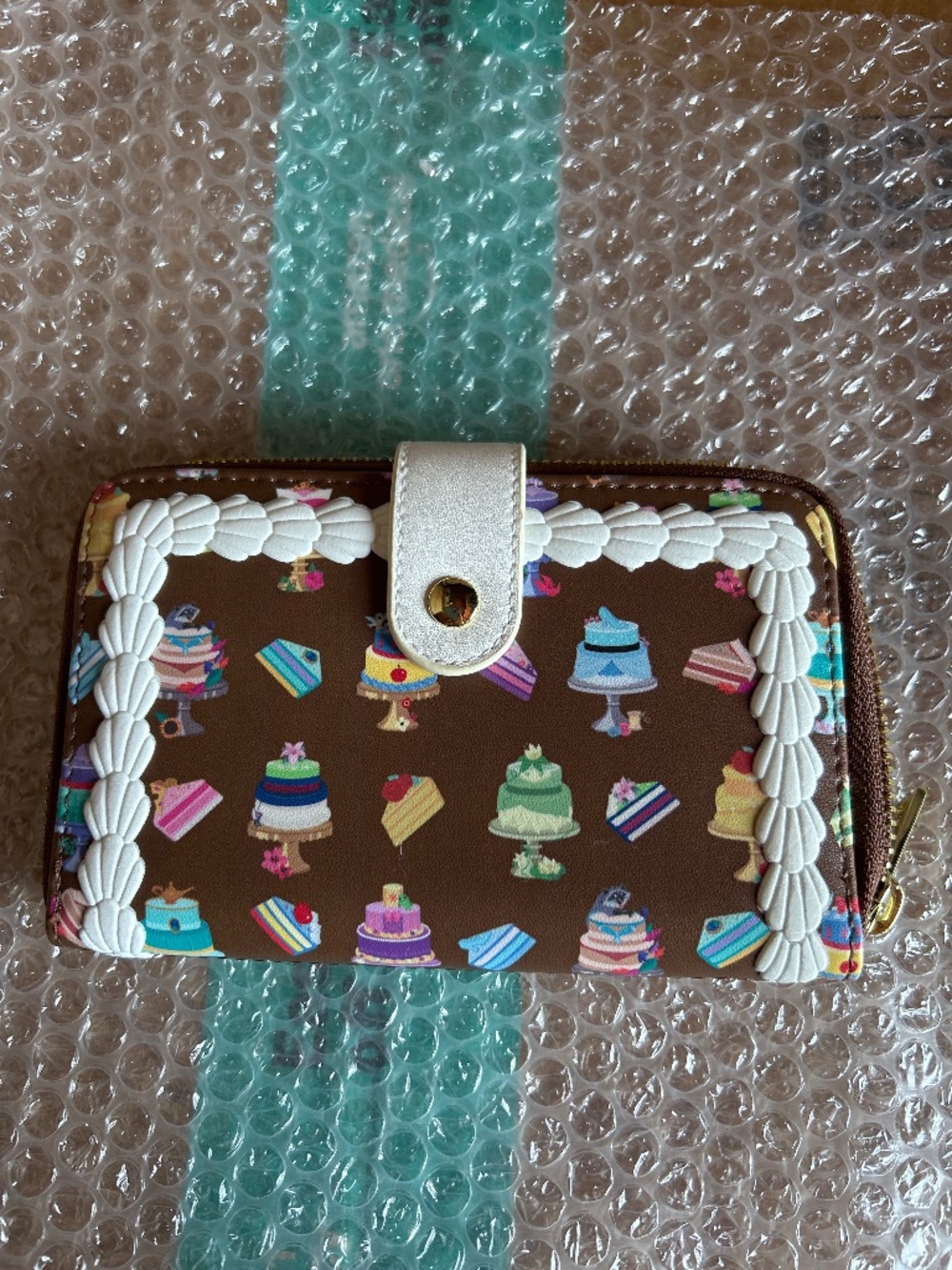 Loungefly Disney Princess Cake Wallet Ariel Aurora Cinderella Jasmine Belle